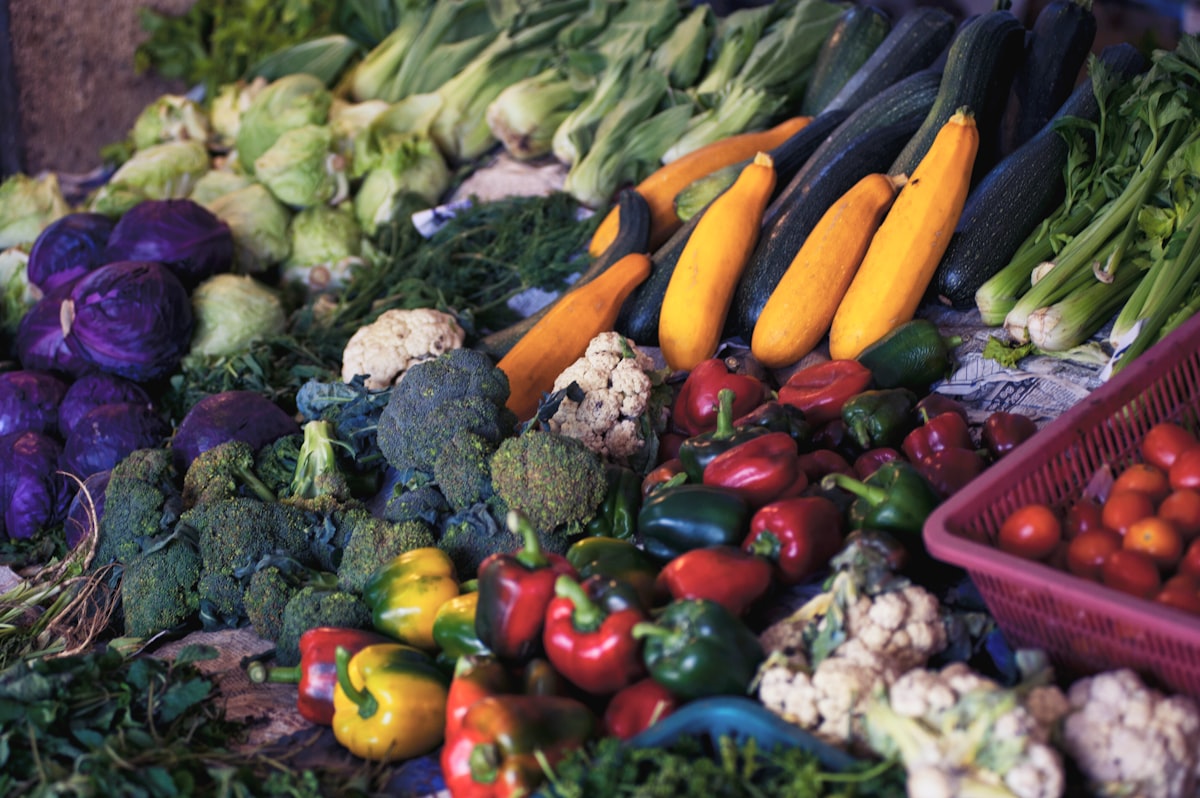 Verdure a foglia verde ricche di nutrienti